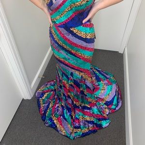 COPY - Full sequin prom or pageant gown